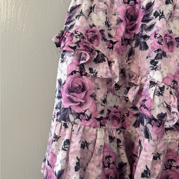 Chic Loveshackfancy Floral Ruffle Mini Skirt - Picture 5 of 9